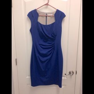 Calvin Klein Blue Sheath Dress